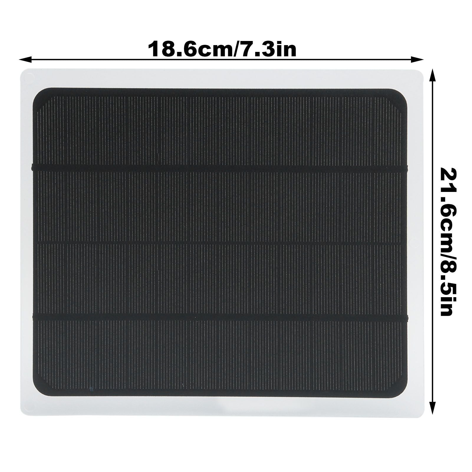 5W 12V Multifunctional Solar Panel Outdoor Mobile Power for Automobile Storage Battery Charging