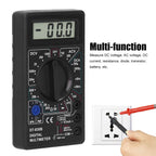DT830B Multimeter Portable LCD Digital Electronic Voltmeter Ammeter for Electrician