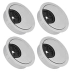 4 Set Desk Cable Wire Grommet PC Computer Desk Cord Grommet Cable Hole Cover Organizers50 Brushed