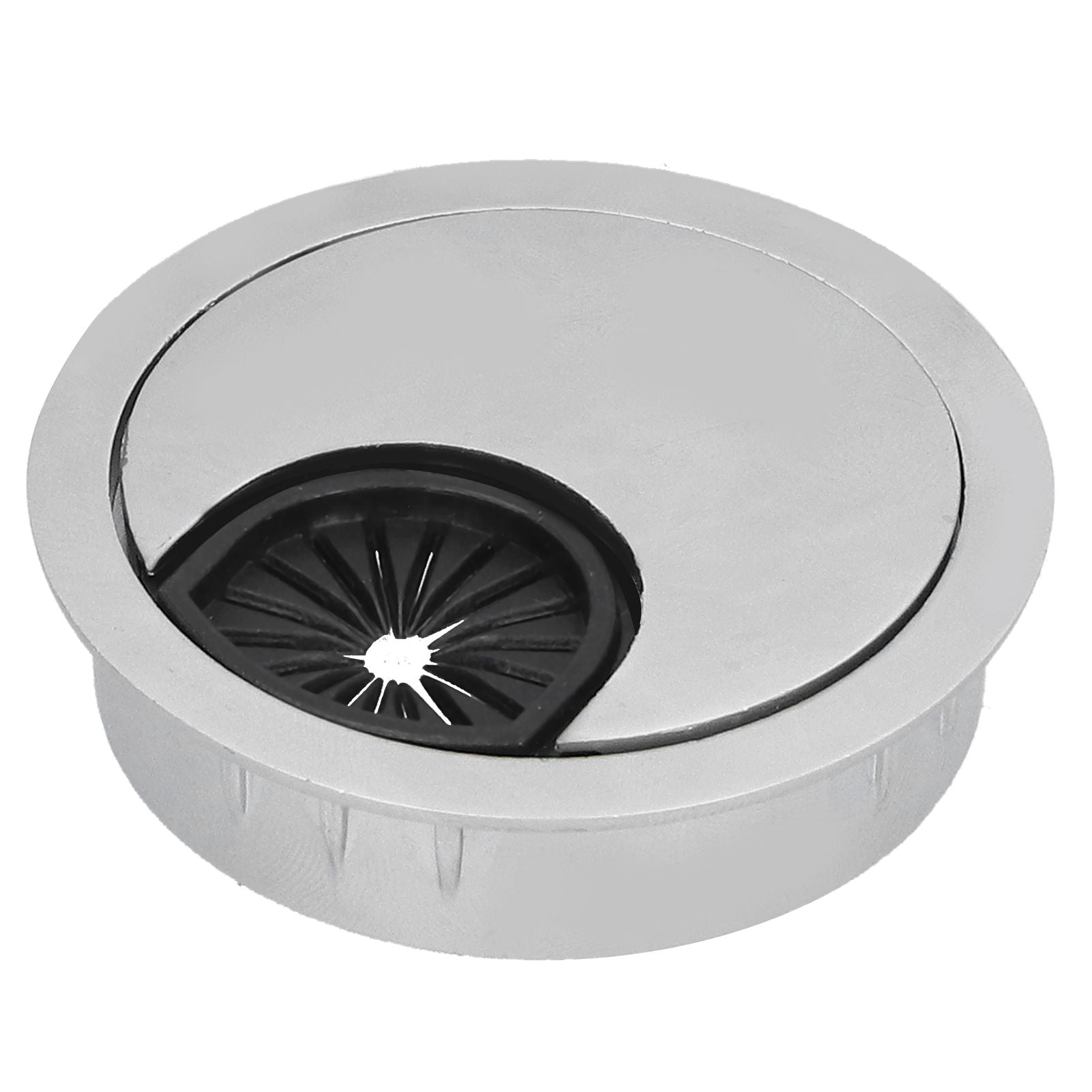 4 Set Desk Cable Wire Grommet PC Computer Desk Cord Grommet Cable Hole Cover Organizers50 Brushed