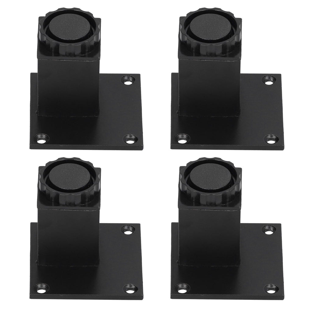 4Pcs/Set Furniture Leg Adjustable Height Aluminum Alloy Square Support for Sofa Cabinet60mm