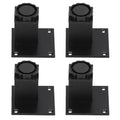 4Pcs/Set Furniture Leg Adjustable Height Aluminum Alloy Square Support for Sofa Cabinet60mm