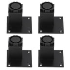 4Pcs/Set Furniture Leg Adjustable Height Aluminum Alloy Square Support for Sofa Cabinet60mm