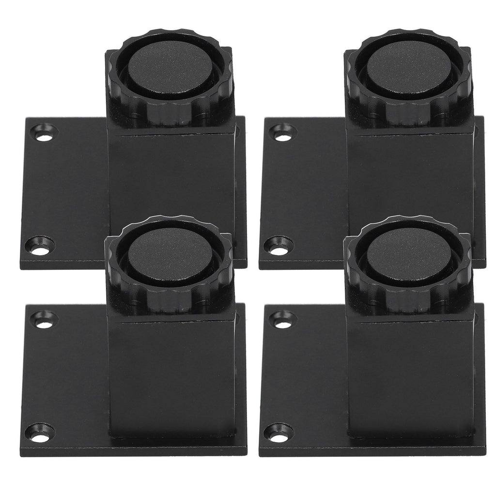 4Pcs/Set Furniture Leg Adjustable Height Aluminum Alloy Square Support for Sofa Cabinet60mm