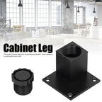 4Pcs/Set Furniture Leg Adjustable Height Aluminum Alloy Square Support for Sofa Cabinet60mm