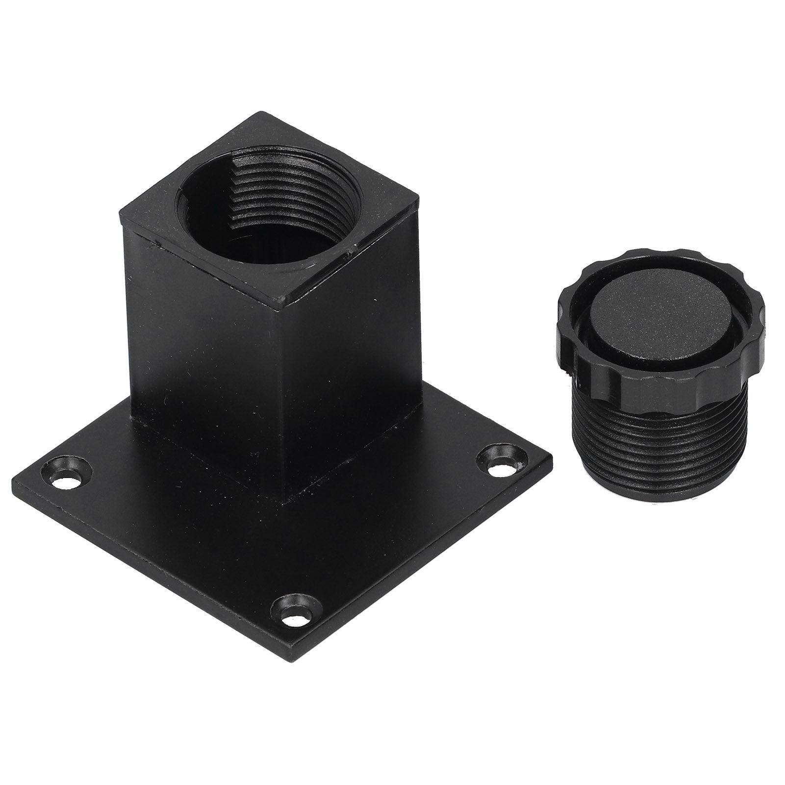 4Pcs/Set Furniture Leg Adjustable Height Aluminum Alloy Square Support for Sofa Cabinet60mm
