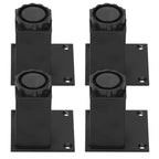 4Pcs/Set Furniture Leg Adjustable Height Aluminum Alloy Square Support for Sofa Cabinet80mm