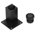 4Pcs/Set Furniture Leg Adjustable Height Aluminum Alloy Square Support for Sofa Cabinet80mm