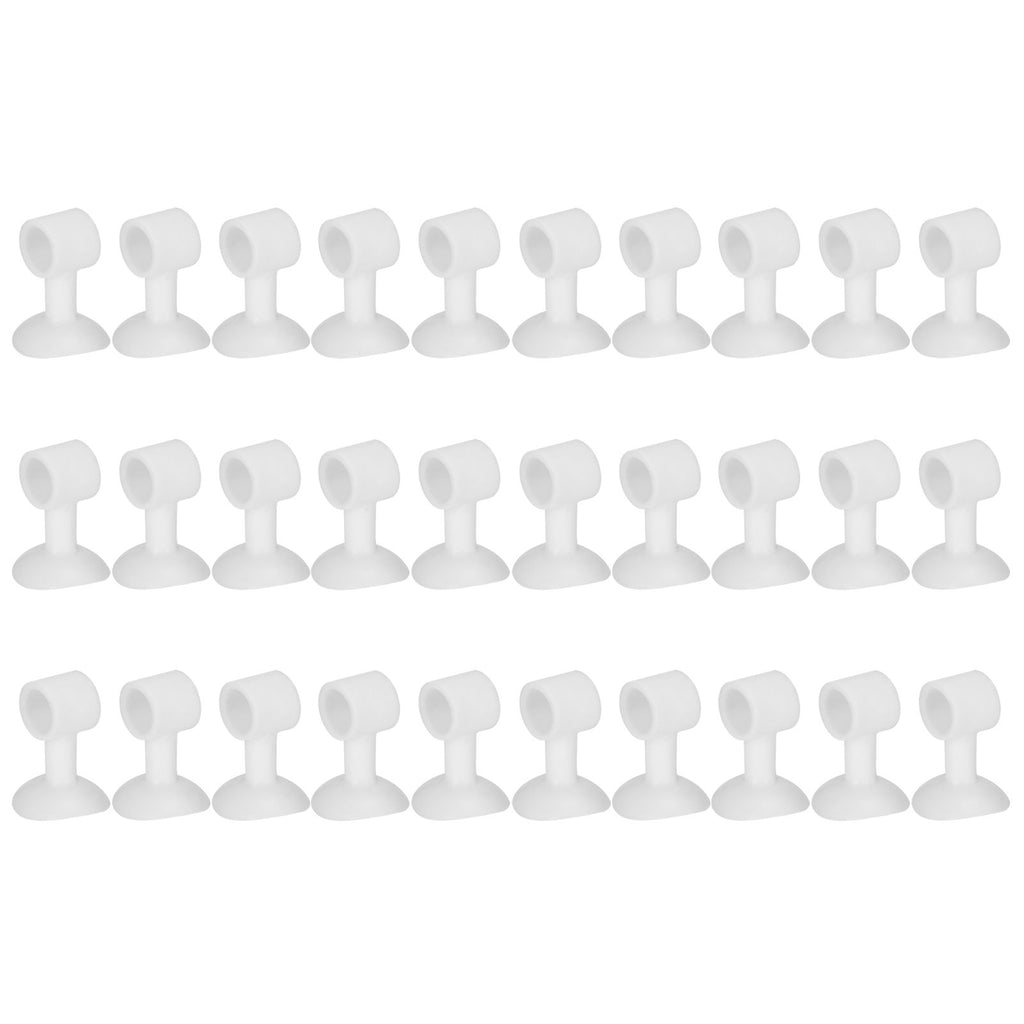 30Pcs Door Stopper Silicone Anti-Collision Door Handle Stopper Mute Suction Buffer Crash Pad