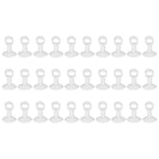 30Pcs Door Stopper Silicone Anti-Collision Door Handle Stopper Mute Suction Buffer Crash Pad