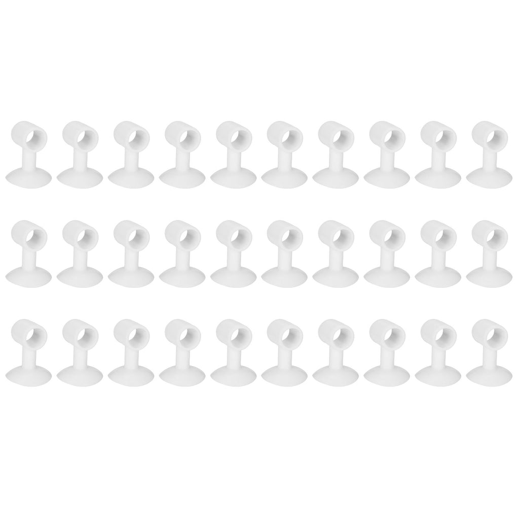30Pcs Door Stopper Silicone Anti-Collision Door Handle Stopper Mute Suction Buffer Crash Pad
