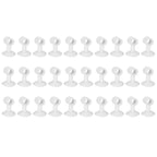 30Pcs Door Stopper Silicone Anti-Collision Door Handle Stopper Mute Suction Buffer Crash Pad