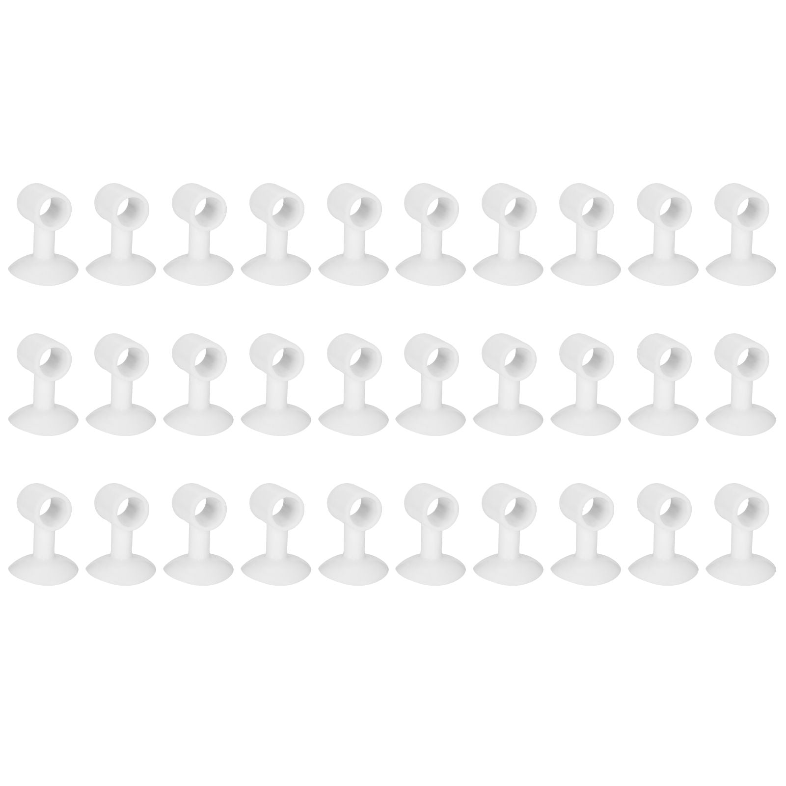 30Pcs Door Stopper Silicone Anti-Collision Door Handle Stopper Mute Suction Buffer Crash Pad