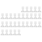 30Pcs Door Stopper Silicone Anti-Collision Door Handle Stopper Mute Suction Buffer Crash Pad