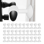 30Pcs Door Stopper Silicone Anti-Collision Door Handle Stopper Mute Suction Buffer Crash Pad