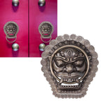 Chinese Style Door Knocker Antique Animal Head Door Ring Wooden Door Pull Ring Replacement Parts
