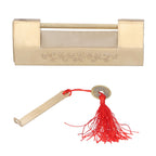 4.4cm Spacing Mini Vintage Padlock Dedicated Carved Jewelry Box Padlock with Key