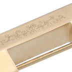 4.4cm Spacing Mini Vintage Padlock Dedicated Carved Jewelry Box Padlock with Key