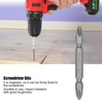 65mm PH2 Screwdriver Bits Magnetic Electric Screwdriver Head S2 DoubleHead Cross Bit(Sand Blast )