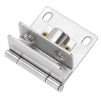 Stainless Steel Glass Door Hinge Punchfree Clamp Clip Bracket S Unilateral Clip