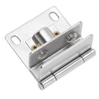 Stainless Steel Glass Door Hinge Punchfree Clamp Clip Bracket S Unilateral Clip