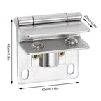 Stainless Steel Glass Door Hinge Punchfree Clamp Clip Bracket S Unilateral Clip