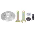 Grinding Shaping Disc Tungsten Carbide 100mm OD 16mm Hole Dia for Angle Grinder WoodworkingSilver