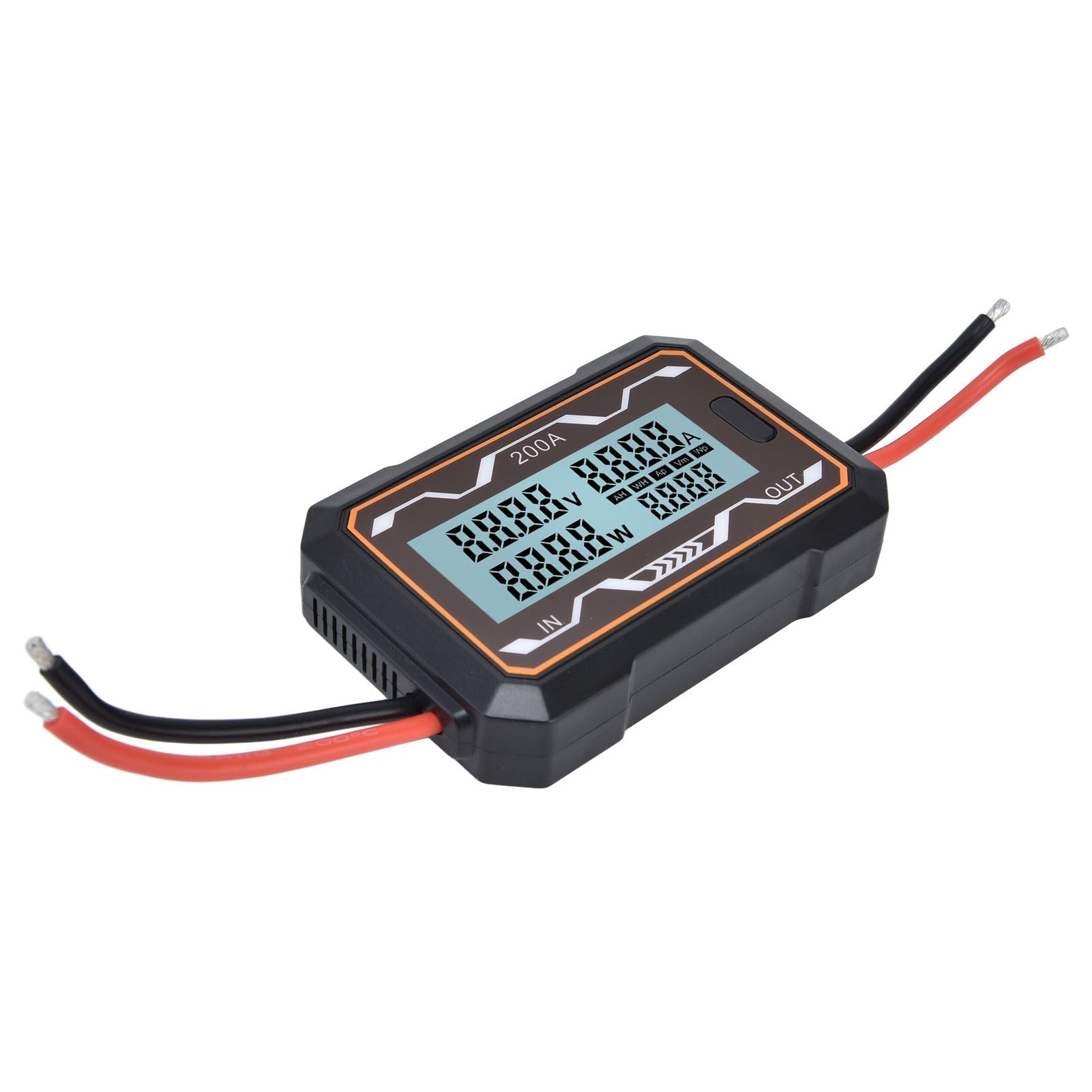 DC Power Meter Backlight Setting Large Screen Display Multifunctional Power Tester for Solar Energy Systems 0 to 60V200A