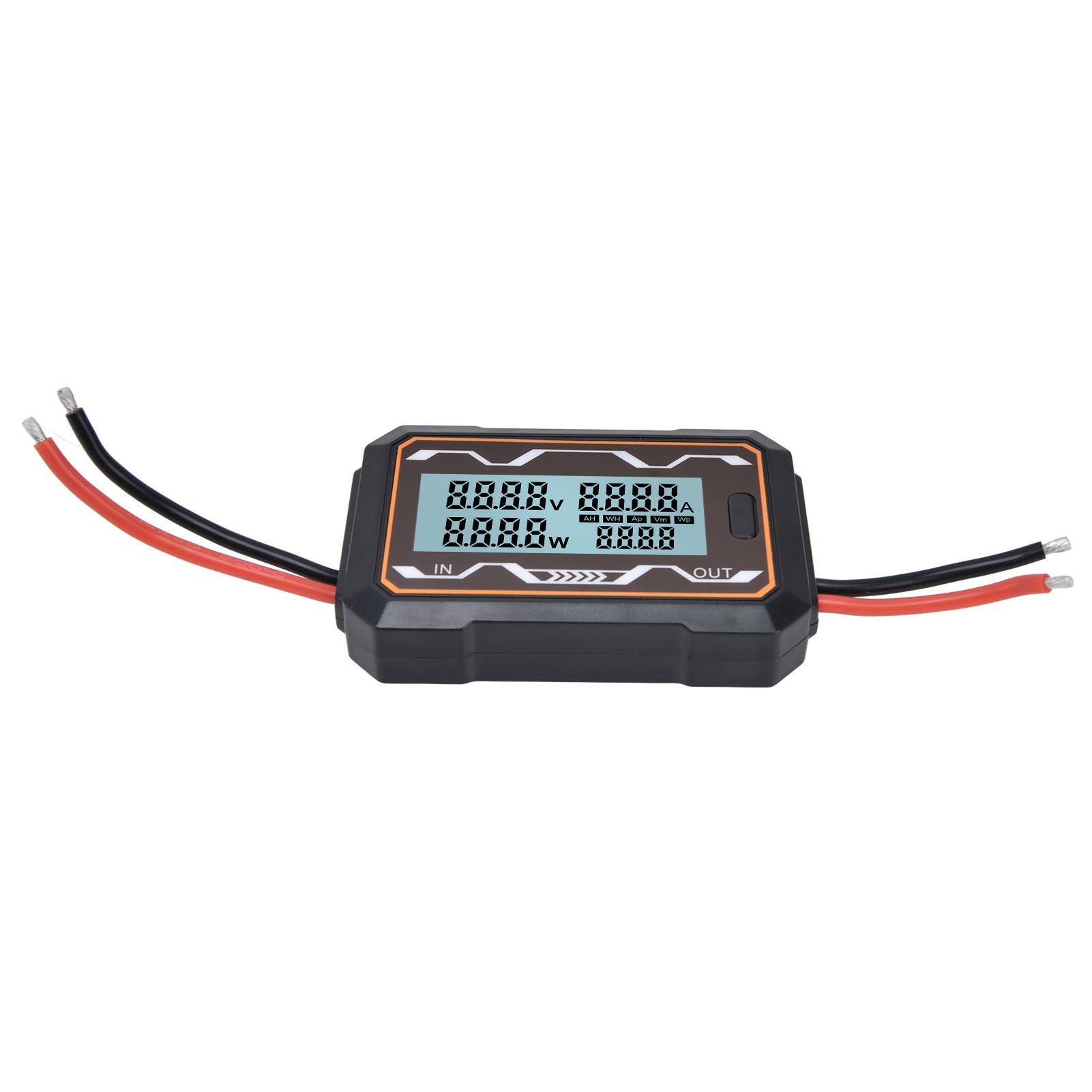 DC Power Meter Backlight Setting Large Screen Display Multifunctional Power Tester for Solar Energy Systems 0 to 60V150A