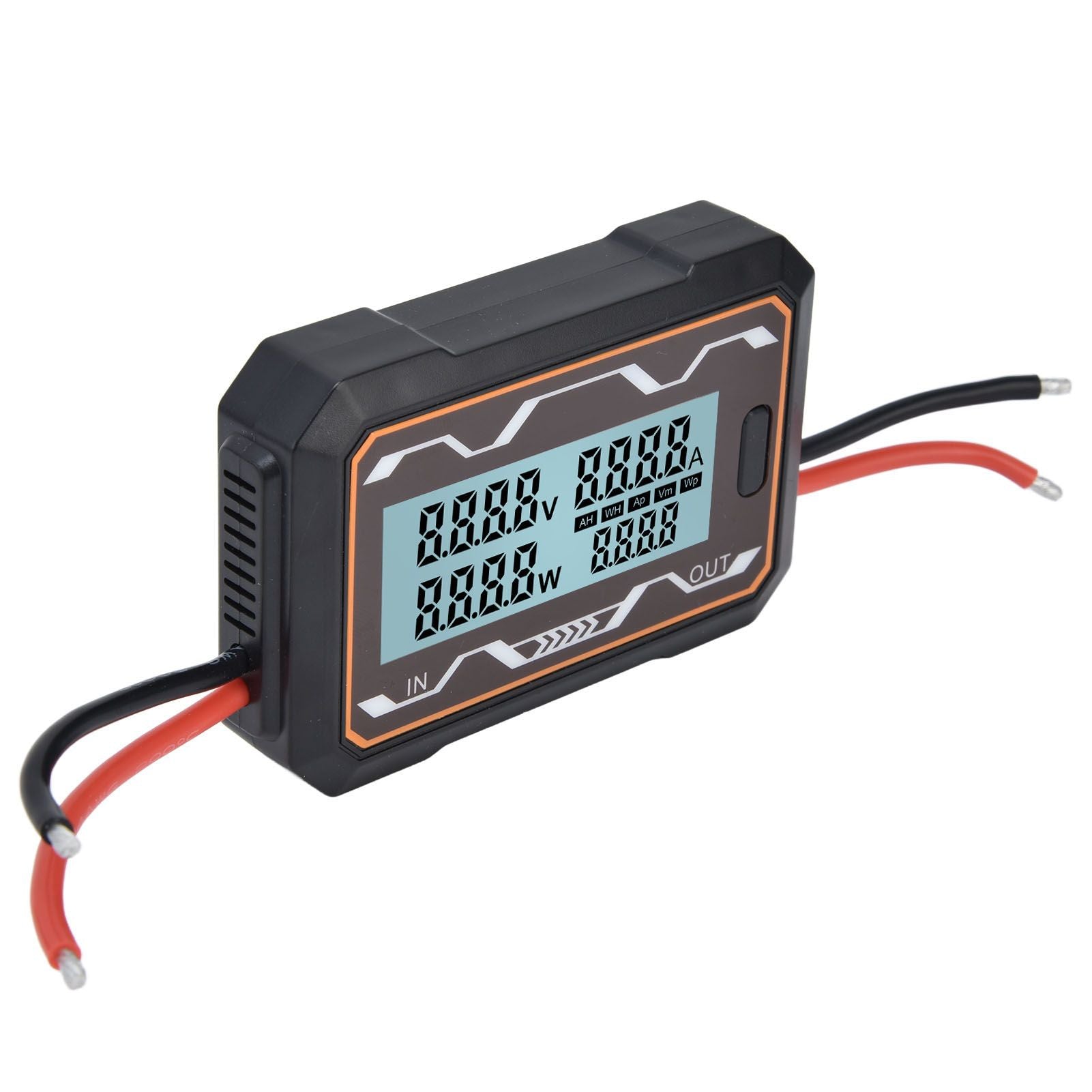 DC Power Meter Backlight Setting Large Screen Display Multifunctional Power Tester for Solar Energy Systems 0 to 60V150A