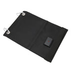4W 2 Fold Solar Panels Portable High Conversion Efficiency Polysilicon Mobile Power with Climbing Buckle for Automobile