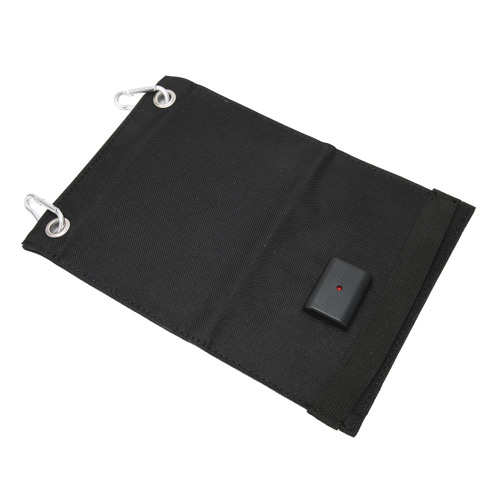 4W 2 Fold Solar Panels Portable High Conversion Efficiency Polysilicon Mobile Power with Climbing Buckle for Automobile