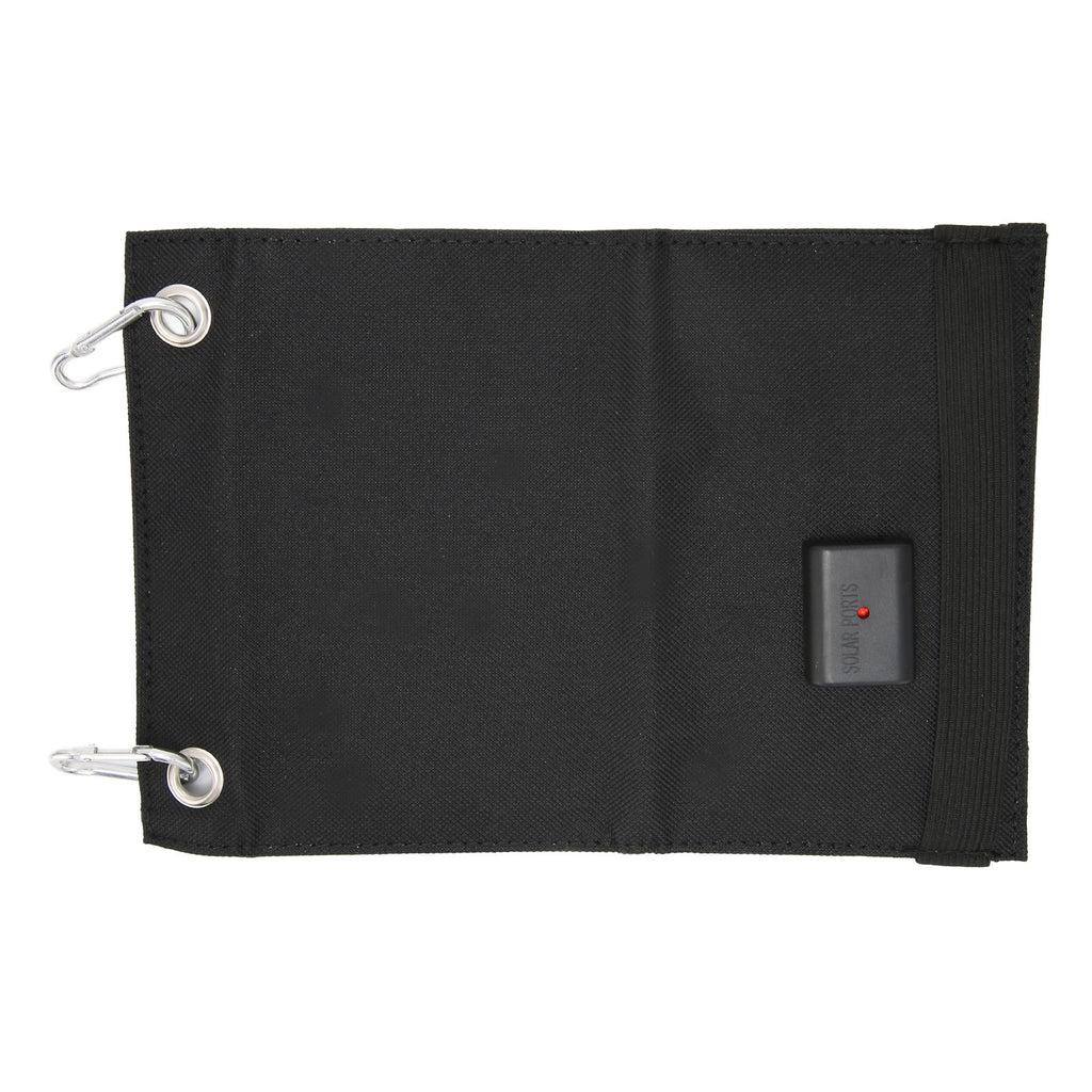 4W 2 Fold Solar Panels Portable High Conversion Efficiency Polysilicon Mobile Power with Climbing Buckle for Automobile