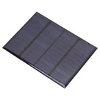 12V 1.5W Mini Epoxy Solar Panel DIY Solar Battery Charging Panel Polysilicon Solar Cell for Camping Lanterns Cellphone
