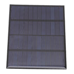 12V 1.5W Mini Epoxy Solar Panel DIY Solar Battery Charging Panel Polysilicon Solar Cell for Camping Lanterns Cellphone