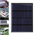 12V 1.5W Mini Epoxy Solar Panel DIY Solar Battery Charging Panel Polysilicon Solar Cell for Camping Lanterns Cellphone