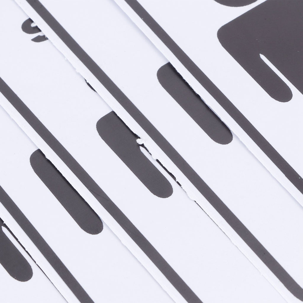 2 Set Floor Sticker Floor Distancing Signs Marker Warning Decal for Mall School Public Area