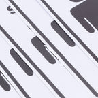 2 Set Floor Sticker Floor Distancing Signs Marker Warning Decal for Mall School Public Area