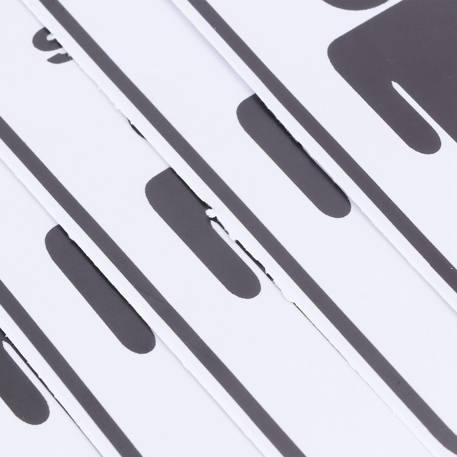 2 Set Floor Sticker Floor Distancing Signs Marker Warning Decal for Mall School Public Area