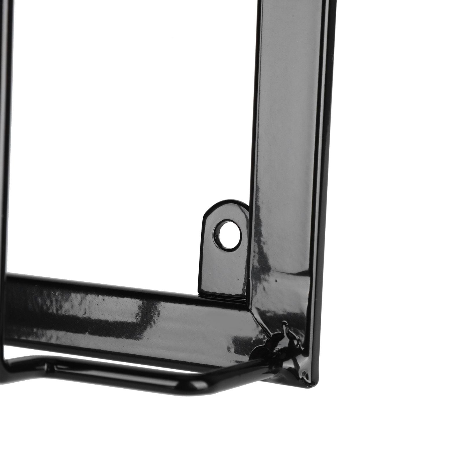 Wine Glass Rack Under Cabinet Stemware Holder Storage Hanger Metal Organizer for Bar Kitchen3 Slot 30x22.5cm Black