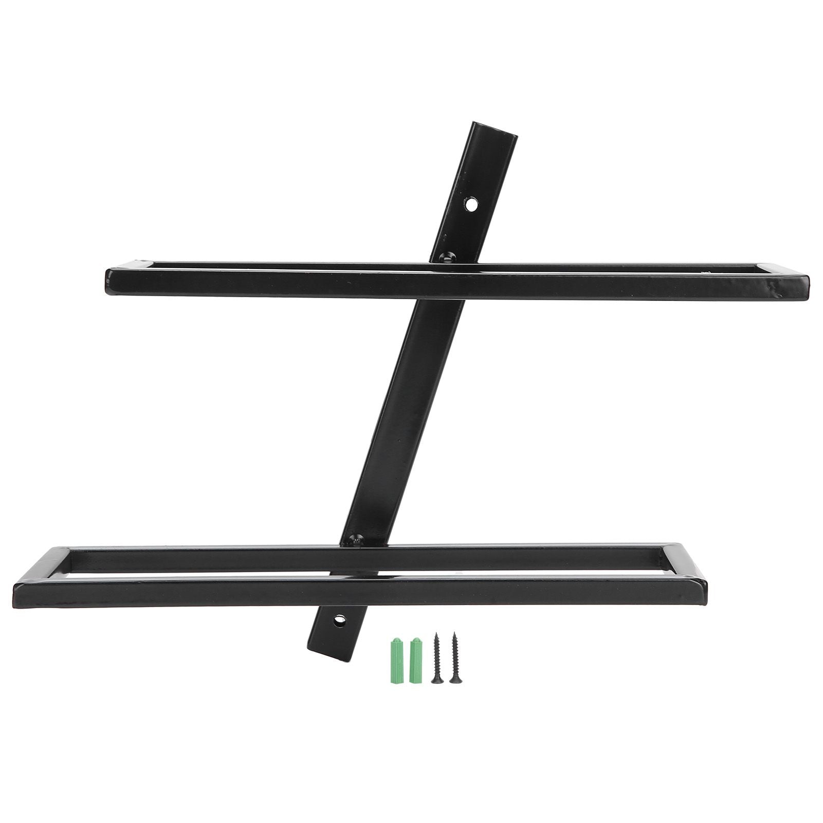 Wall Mounted Red Wine Bottle Holder Rack Storage Shelf for Household Kitchen Bar Decor2 Bottle