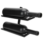 Wall Mounted Red Wine Bottle Holder Rack Storage Shelf for Household Kitchen Bar Decor2 Bottle