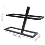Wall Mounted Red Wine Bottle Holder Rack Storage Shelf for Household Kitchen Bar Decor2 Bottle