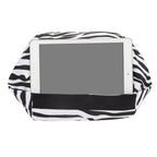 Portable Tablet Cushion Printed Canvas Reading Bracket Pillow Holder for Smartphone BooksStripe Style