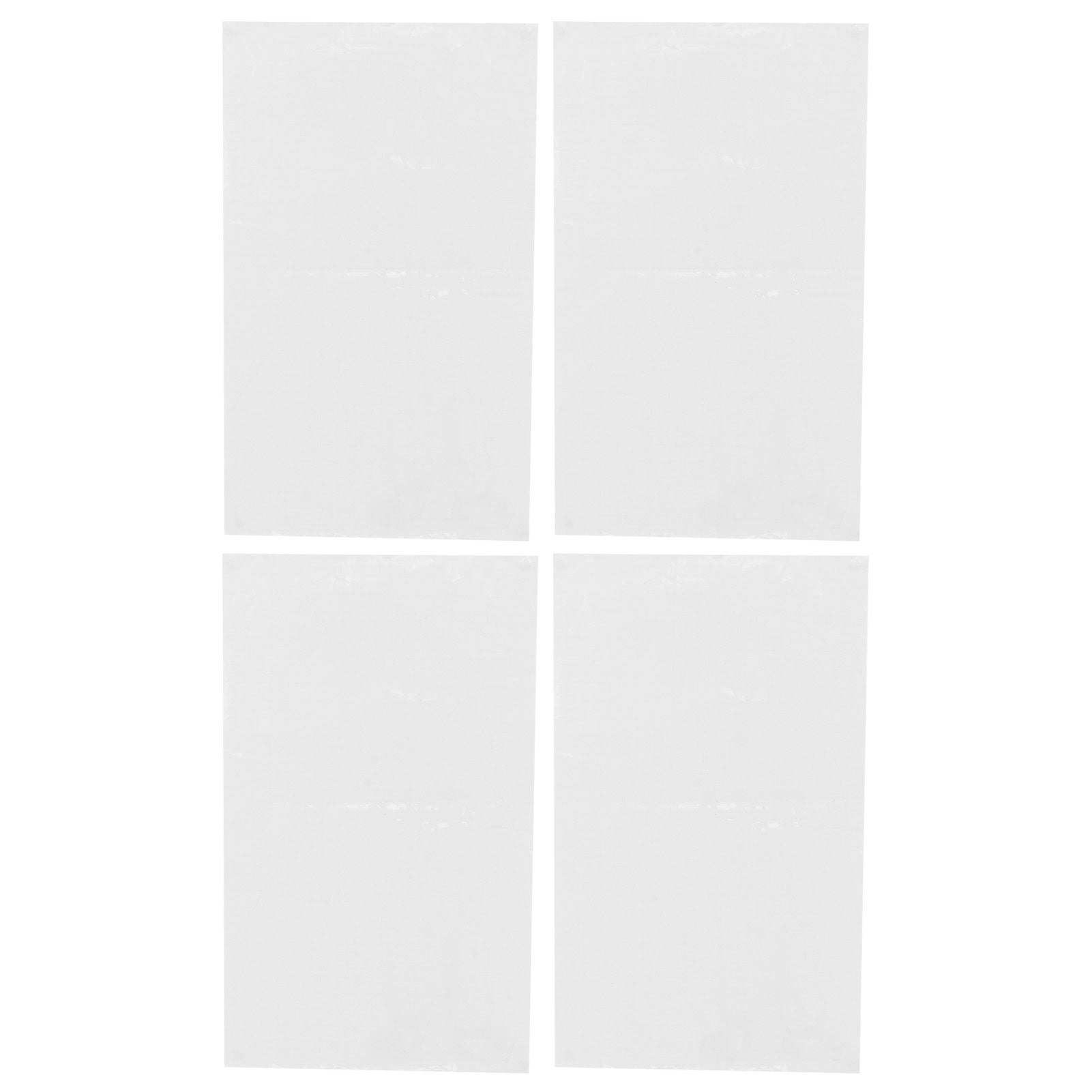 4 Sets Warning Stickers Indoor Outdoor Wall Window Glass Slogans English Signs 60x36.5cm