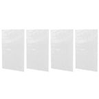 4 Sets Warning Stickers Indoor Outdoor Wall Window Glass Slogans English Signs 60x36.5cm