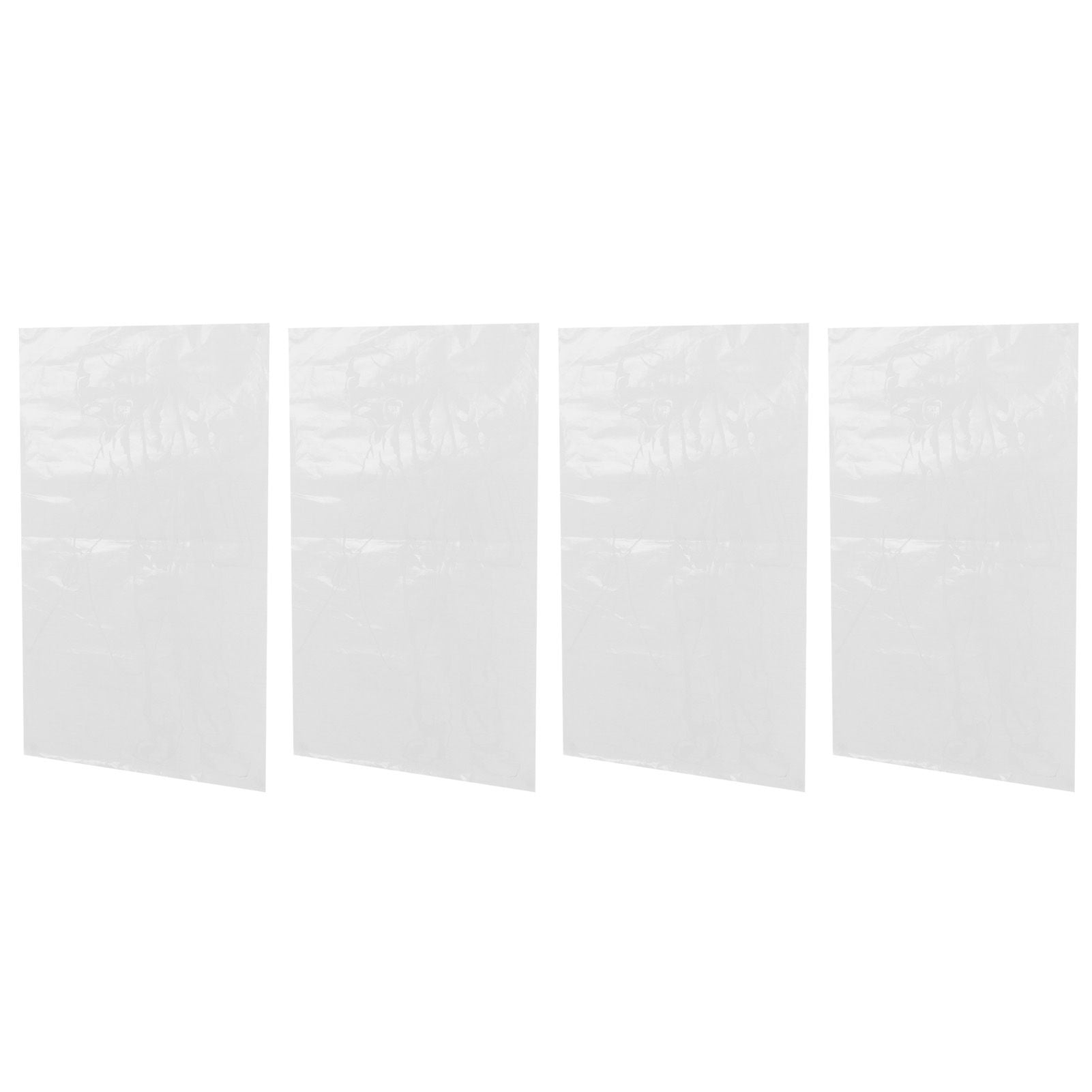 4 Sets Warning Stickers Indoor Outdoor Wall Window Glass Slogans English Signs 60x36.5cm