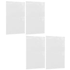 4 Sets Warning Stickers Indoor Outdoor Wall Window Glass Slogans English Signs 60x36.5cm
