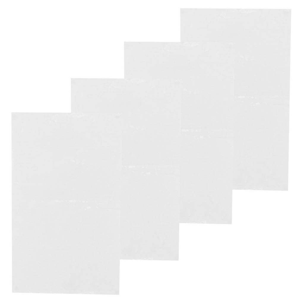 4 Sets Warning Stickers Indoor Outdoor Wall Window Glass Slogans English Signs 60x36.5cm