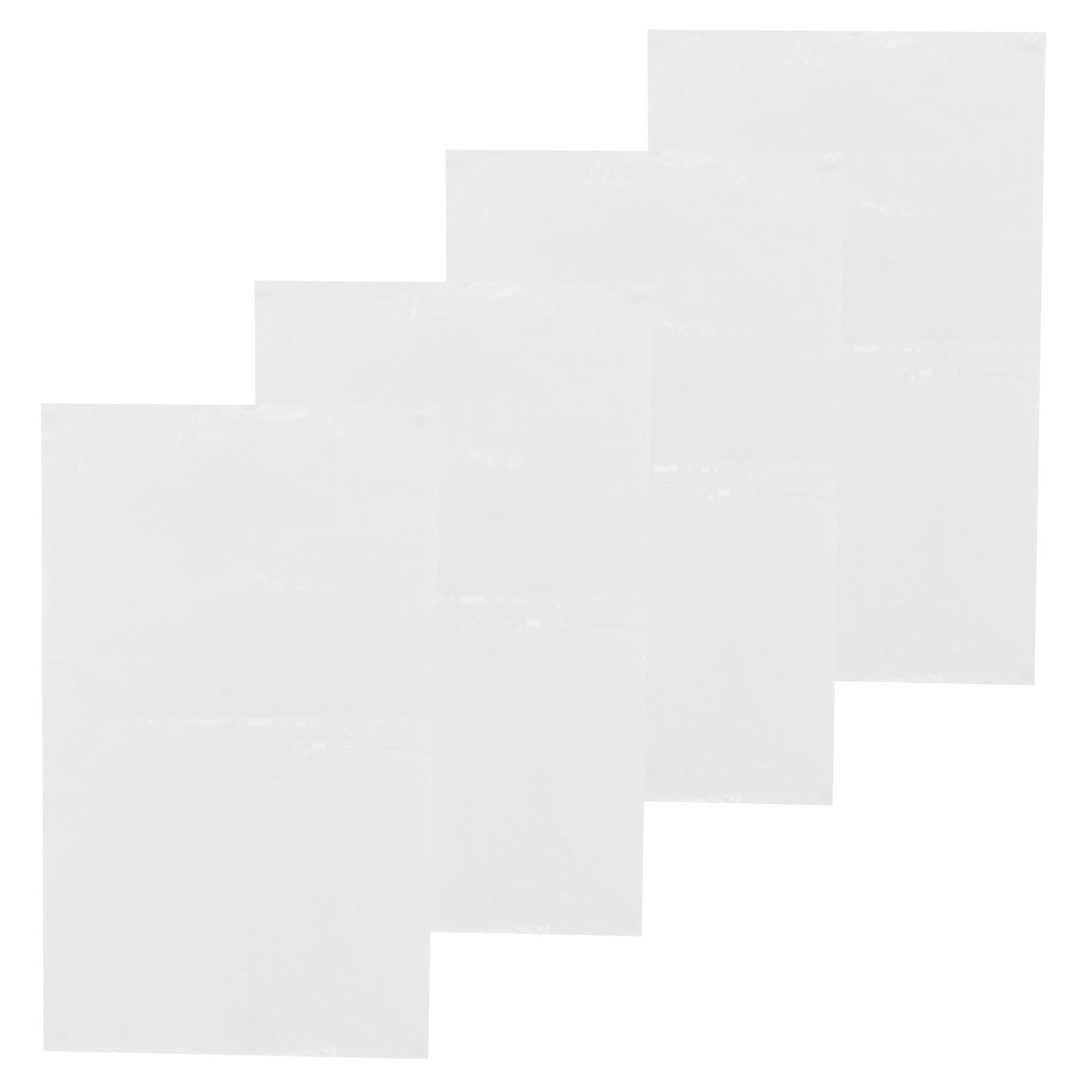 4 Sets Warning Stickers Indoor Outdoor Wall Window Glass Slogans English Signs 60x36.5cm